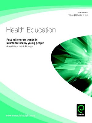 cover image of Health Education, Volume 108, Issue 3
